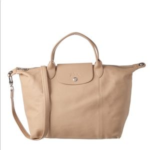 Longchamp Le Pliage Cuir leather tote